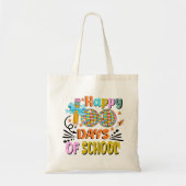 100 dagen schoolleraar. Leraar appreciatie Tote Bag (Voorkant)