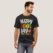 100 dagen schoolleraar of student t-shirt (Voorkant volledig)