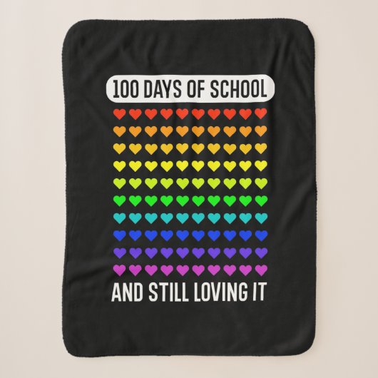 100 dagen schoolleraar sherpa deken (Voorkant)