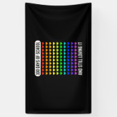 100 dagen schoolleraar spandoek (Verticaal)