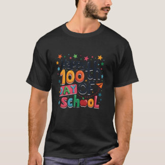 100 dagen schoolleraren Kinder meisjes boys Happy T-shirt