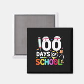 100 dagen schoolliefdesstethoscoop N Magneet (Voorkant / Achterkant)