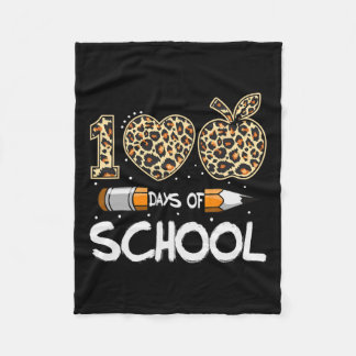 100 dagen schoolloopleraar Kinderen 100 dagen Fleece Deken