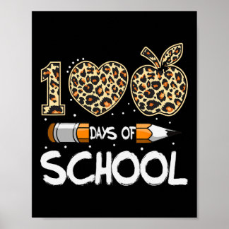 100 dagen schoolloopleraar Kinderen 100 dagen Poster