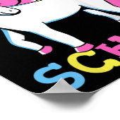 100 dagen schoolmeisjes 100ste schooldag poster (Hoek)