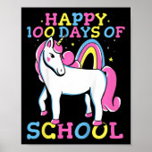 100 dagen schoolmeisjes 100ste schooldag poster (Voorkant)