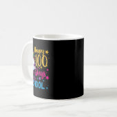 100 dagen schoolmeisjes koffiemok (Voorkant links)