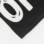 100 dagen schoolMonster, 100e Scho-dag Fleece Deken (Hoek)