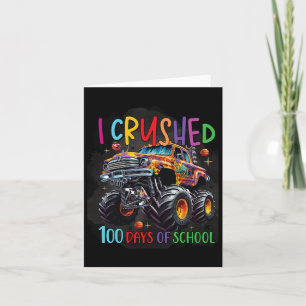 100 dagen schoolMonster, 100e Scho-dag Kaart