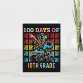 100 dagen schoolMonster, 100e Scho-dag Kaart (Voorkant)