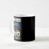 100 dagen schoolMonster, 100e Scho-dag Koffiemok (Voorkant links)