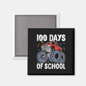 100 dagen schoolMonster, 100e Scho-dag Magneet (Voorkant / Achterkant)
