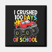 100 dagen schoolMonster, 100e Scho-dag Magneet (Voorkant)