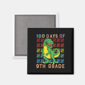 100 dagen schoolMonster, 100e Scho-dag Magneet (Voorkant / Achterkant)