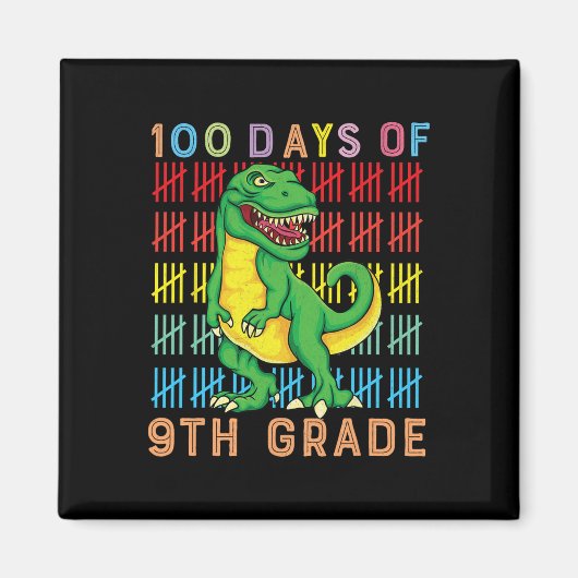 100 dagen schoolMonster, 100e Scho-dag Magneet (Voorkant)
