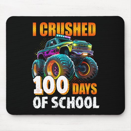 100 dagen schoolMonster, 100e Scho-dag Muismat (Voorkant)