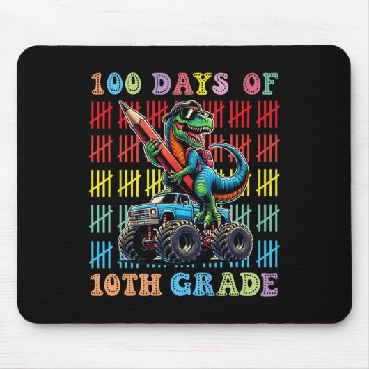 100 dagen schoolMonster, 100e Scho-dag Muismat (Voorkant)