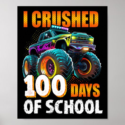 100 dagen schoolMonster, 100e Scho-dag Poster (Voorkant)