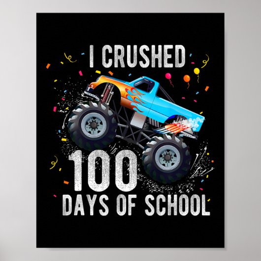 100 dagen schoolMonster, 100e Scho-dag Poster (Voorkant)