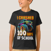 100 dagen schoolMonster, 100e Scho-dag T-shirt (Voorkant)