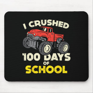 100 dagen schoolmonster Truck 100e dag Muismat