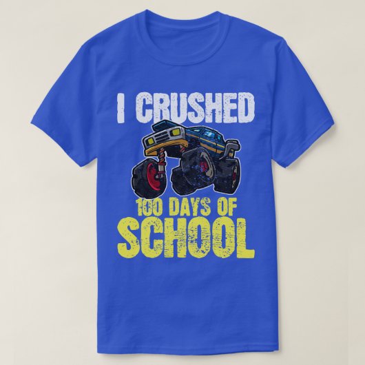 100 dagen schoolmonster Truck T-shirt (Design voorkant)