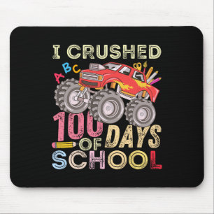 100 dagen schoolmonstertruck 100e dag muismat