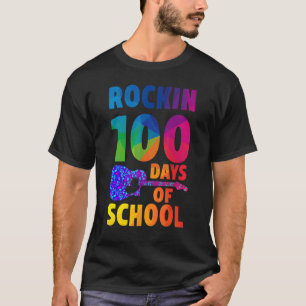 100 dagen schoolmuziekleraar t-shirt