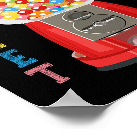 100 dagen schoolontwerp 100 dagen school Gumba Poster (Hoek)