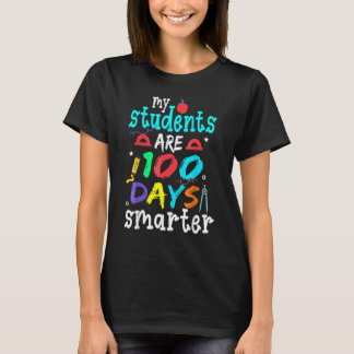 100 dagen schoolontwerp voor kinderen en kleuters t-shirt