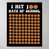 100 dagen schoolpizza 100ste schooldag poster (Voorkant)