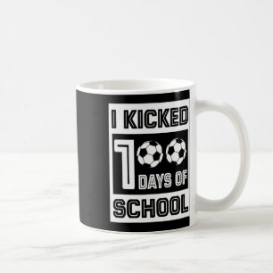 100 dagen schoolplezier 100 dagen voor voetbal koffiemok