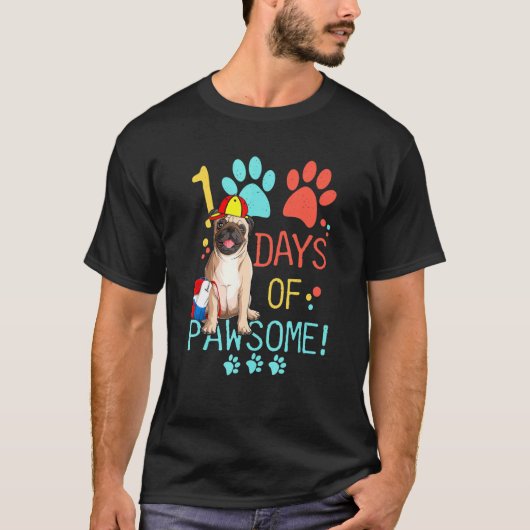 100 dagen schoolpug 100 dagen peul t-shirt (Voorkant)