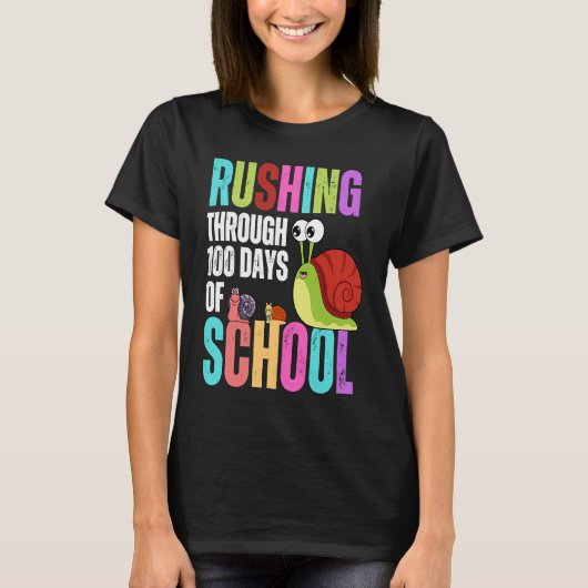 100 dagen schoolscholier-leerling t-shirt (Voorkant)