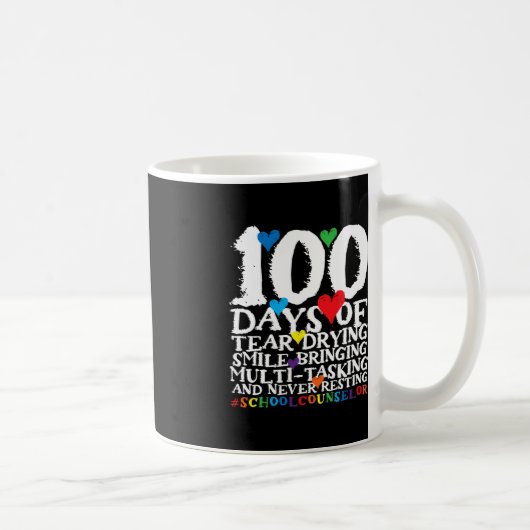 100 dagen schoolschoolconsulent koffiemok (Rechts)