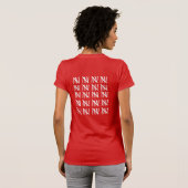 100 dagen schoolshirt t-shirt (Achterkant volledig)