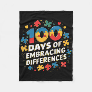 100 dagen schoolsnelheid leraar omarmen verschille fleece deken