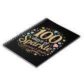 100 dagen schoolsprankeling leren en lachen notitieboek (Linkerzijde)