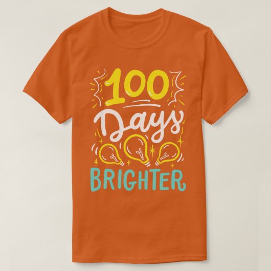 100 dagen schoolstudent t-shirt (Design voorkant)