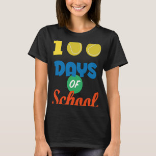 100 dagen schooltennis 100 dagen slimmer t-shirt