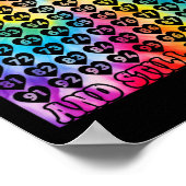 100 dagen schooltijd Dye Hearts nummers 100 dag Poster (Hoek)