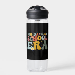 100 dagen schooltijd era groovy leraar kinderen waterfles