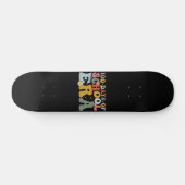 100 dagen schooltijd Groovy leraar kinderen Persoonlijk Skateboard (Horizontaal)