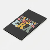 100 dagen schooltijd Groovy leraar kinderen Post-it® Notes (Schuin)
