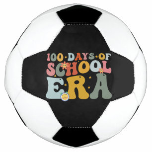 100 dagen schooltijd Groovy leraar kinderen Voetbal