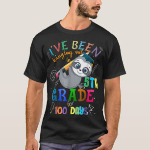 100 dagen schooltijd in 5e klas t-shirt
