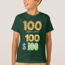 100 dagen schooltijd in t-shirt