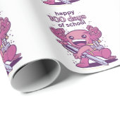 100 dagen schooluitnodiging cadeaupapier (Rol Hoek)