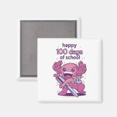 100 dagen schooluitnodiging magneet (Voorkant / Achterkant)