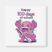 100 dagen schooluitnodiging magneet (Voorkant)